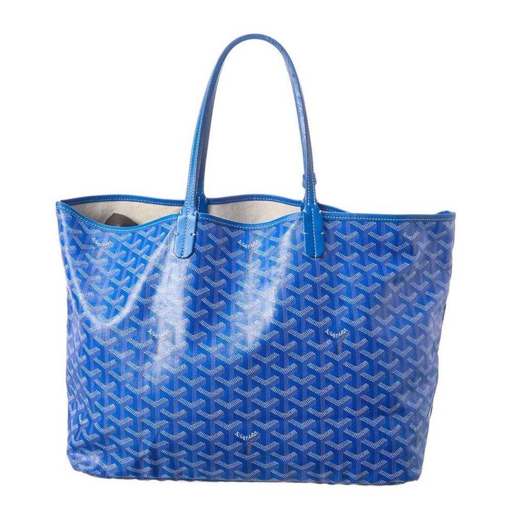 Goyard Blue Goyardine Canvas St. Louis Pm (Authentic Pre-Owned) - Picture 2 of 5